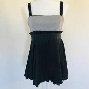 BCBGirls Camisole Top Black/Gray Size Medium